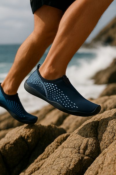 PAGANO Fast Navy Blue Sea And Beach Pantofi, Pantofi pentru piscină