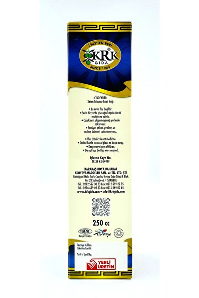KRK Flax Seed Oil 250Cc Food