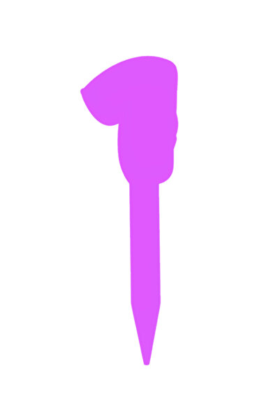 OEM Topper tort, "1", zi de nastere, aniversare,150 X 47 mm mov deschis