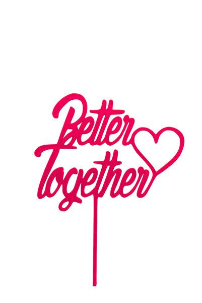 OEM Decoratiune topper, "Better together", aniversarea casatoriei, relatiei18...