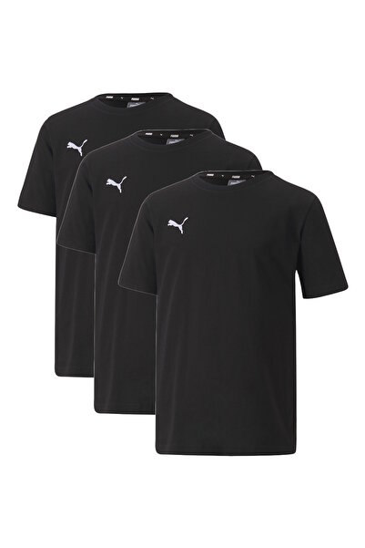 Puma Tricou Puma Junior Teamgoal 23 Tricou casual pachet 3 P, Negru, Copii