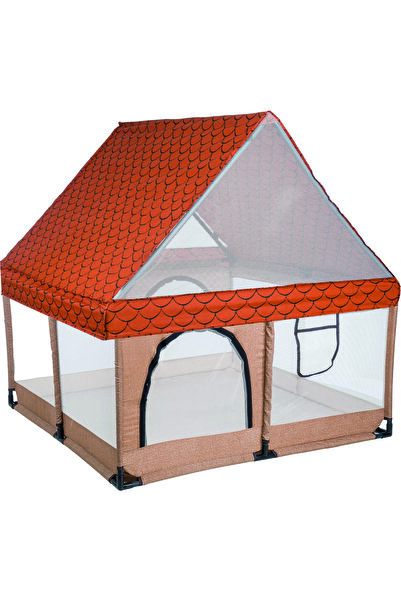 liabebek Bebek Ve Çocuk Güvenli Oyun Alanı & Oyun Parkı 120x120cm Bambu Yatağı