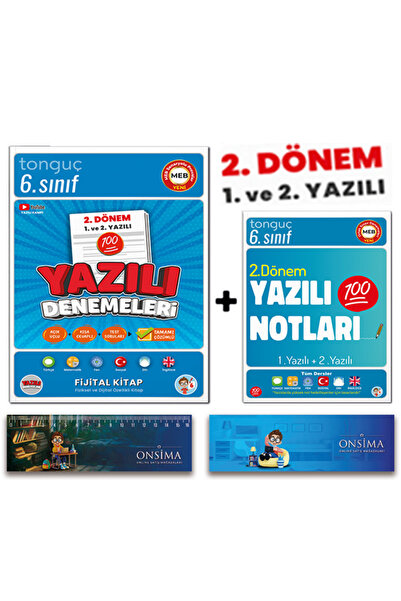 Tonguç Yayınları 6. Sınıf 2. Dönem Yazılı Denemeleri - 2. Dönem Yazılı Notlar...