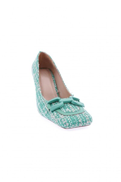 DGN Women's Karburun Chain Buckle Goblet Heeled Shoes 917621085