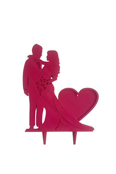 OEM Decoratiune topper tort, "MIRE SI MIREASA" perfect wedding, 17,8 x 12 cm ...