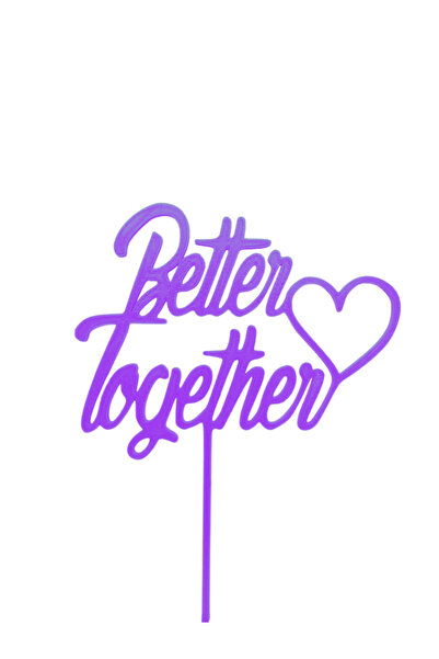 OEM Decoratiune topper, "Better together", aniversarea casatoriei, relatiei 1...