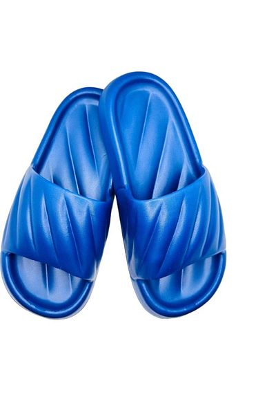 TECOS Papuci de plaja sau piscina pentru barbati, Tecos®, albastri, marimea 42-43, 26.5 centimetri