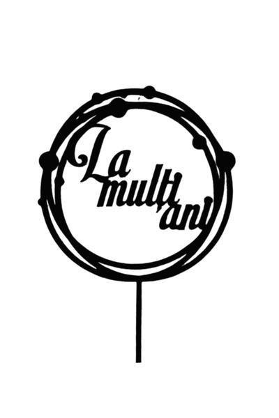 OEM Decoratiune tort, "LA MULTI ANI", topper wonderful day, ziua ta speciala ...