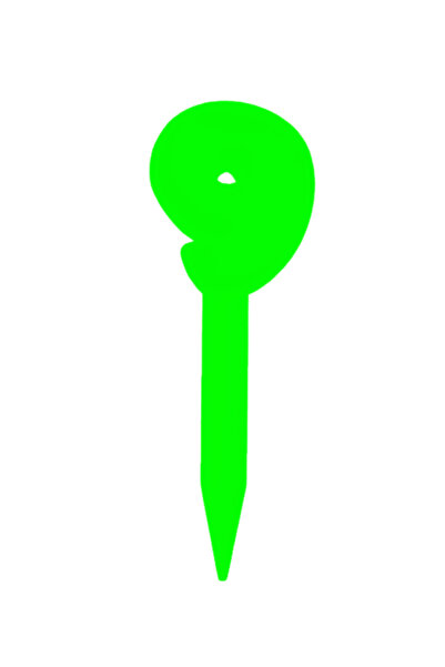 OEM Topper tort, "9", zi de nastere, aniversare,150 X 52 mm verde