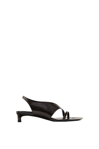 Massimo Dutti Asimetrik topuklu sandalet