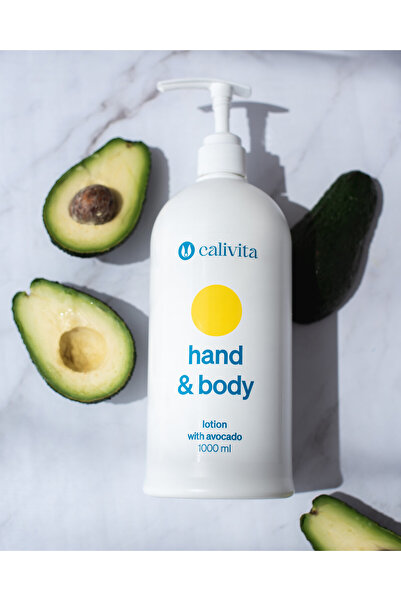 Calivita Loțiune pentru mâini și corp Hand and Body Lotion cu jojoba, avocado (1000 ml)
