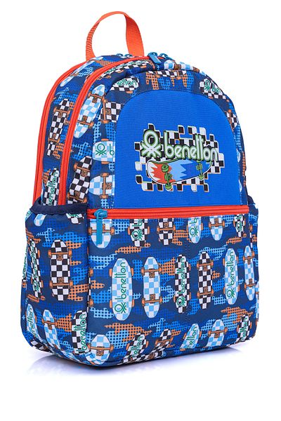 United Colors of Benetton Boy's 3-Piece School Set Primary School Bag & Nutrition & Pen Holder 03693