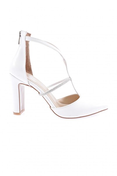 DGN 312-23y Pantofi cu toc pentru femei alb