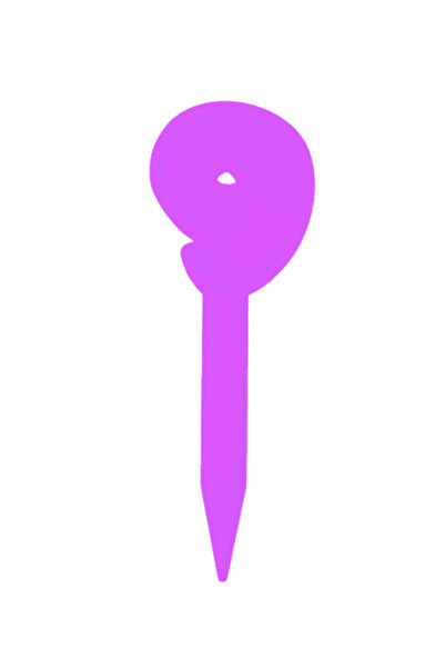 OEM Topper tort, "9", zi de nastere, aniversare,150 X 52 mm mov deschis