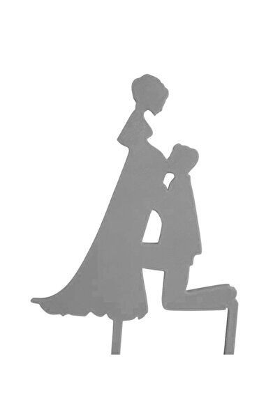 OEM Decoratiune topper tort, "MIRE SI MIREASA" bucurie in asteptare, 17 x 11,...