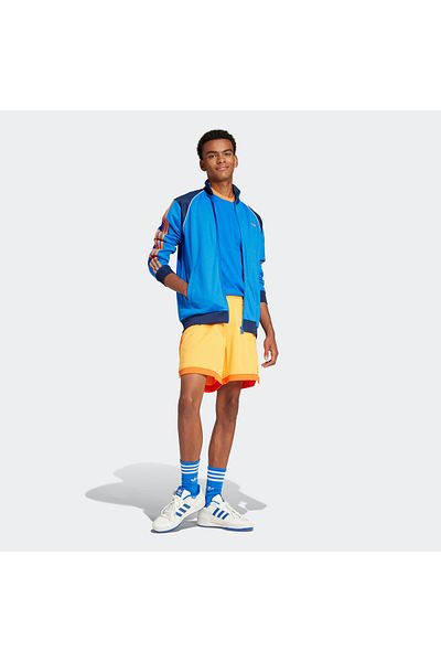 adidas Pantaloni scurți cu ochiuri false