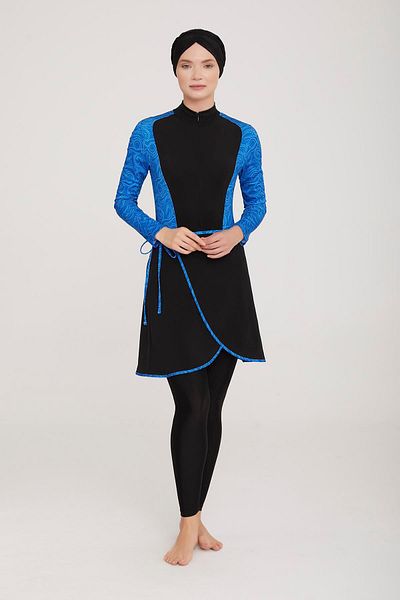 Adasea Ermira 3 Different Ways to Wear Lycra Hijab Swimsuit 4456