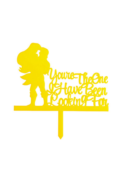 OEM Topper tort, "YOU'RE THE ONE I HAVE BEEN LOOKING FOR", nunta, logodna 15 ...