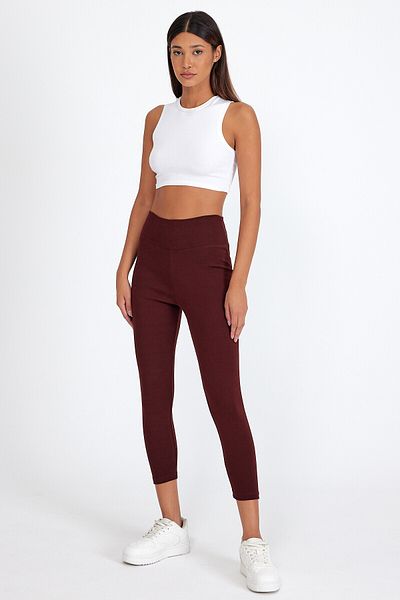 Ramior Cu talie înaltă Comfort Interlock, Jambiere din Lycra pentru glezne