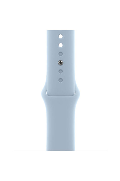 REDz Accessories Αθλητικό λουράκι για Apple Watch, Απλός Σχεδιασμός, Ρυθμιζόμενο, Σιλικόνη, Ανοιχτό Μπλε - 38/40/41 mm, Μεσαίο