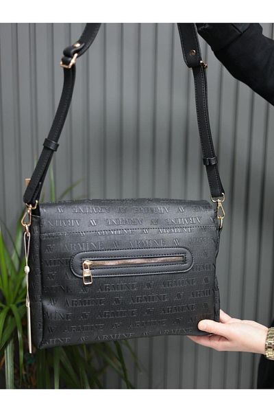 Armine Bag Printed Black Laser Ar24108