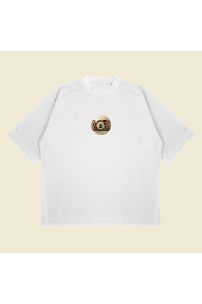 Tarzsokak تي شيرت Lucky9leopard Boxy Fit كبير الحجم للجنسين - تي شيرت مطبوع |