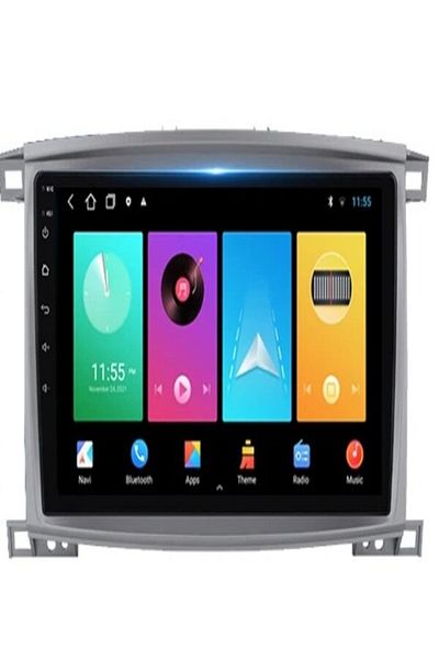 MNT GXR Toyota Land Cruiser 2002-2007 screen (RAM 2 - ROM 32) supports CarPlay & Android Auto / 1080p resolution
