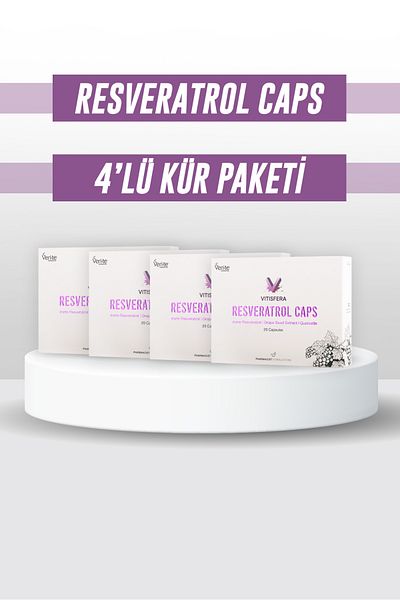 Vitisfera Resveratrol Caps Curing Pack (4 Boxes)