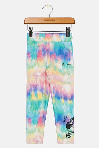 adidas X Disney Toddlers Girl Tie Dye Pull On Leggings, Multicolor