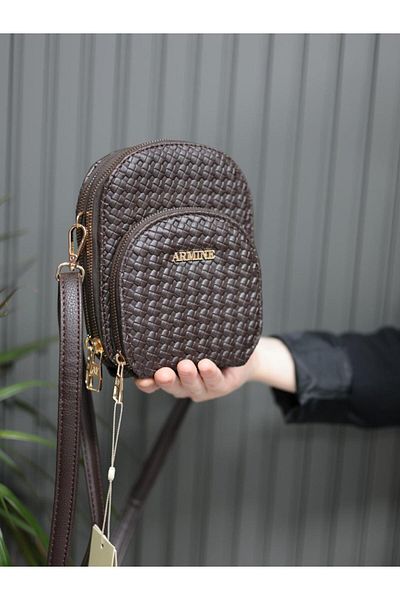 Armine Bag Knitted Brown Ar38411