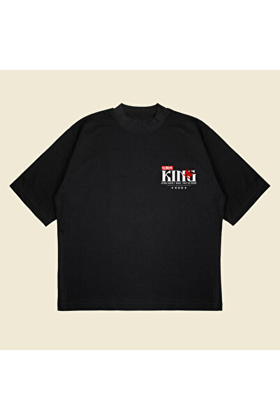 Tarzsokak Țesătură groasă, respirabilă, unisex, din bumbac, imprimată regele ...