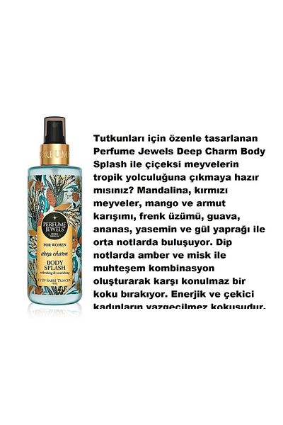 Eyüp Sabri Tuncer Eyüp Sabri̇ Tuncer Deep Charm Hand and Body Cream 50 Ml, Body Splash 250 ml