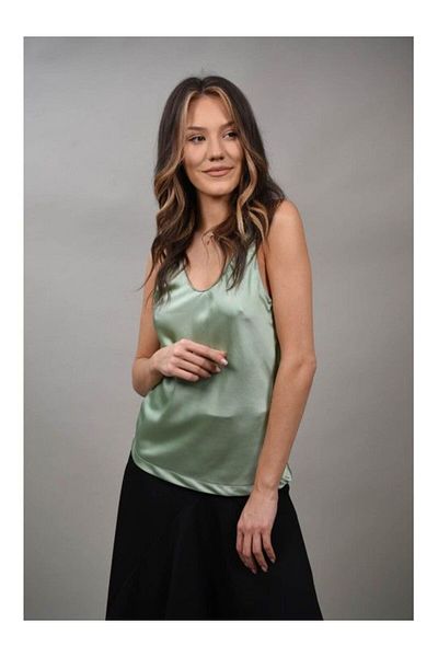 LUMİNA CROTTI T-SHIRT WITH STRAPS Green M-L