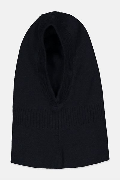 Tchibo Toddlers Boy 2 in 1 Knitted Scarf And Hat, Dark Navy Blue