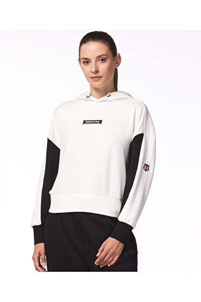 Kartal Yuvası BEŞİKTAŞ KADIN KAPÜŞONLU SWEATSHIRT 8425233T3