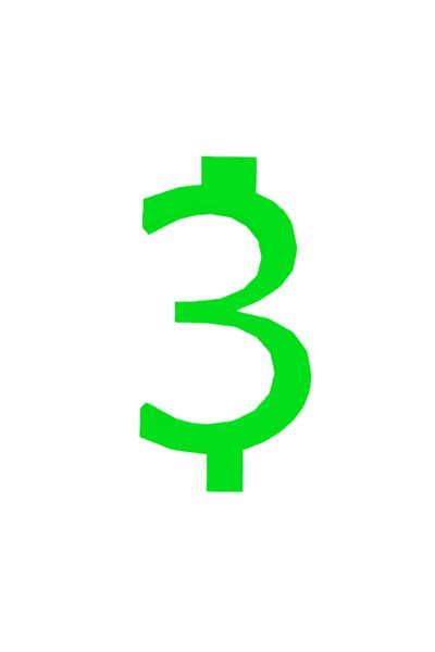 OEM Candle holder cake topper, "3", birthday, 100 X 52 mm green