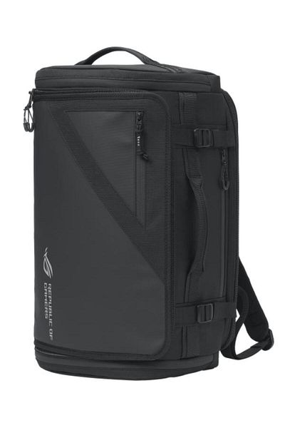 ASUS حقيبة ظهر للكمبيوتر الألعاب ROG Archer Weekender مقاس 17 بوصة باللون الأسود 90XB07L0-BBP000