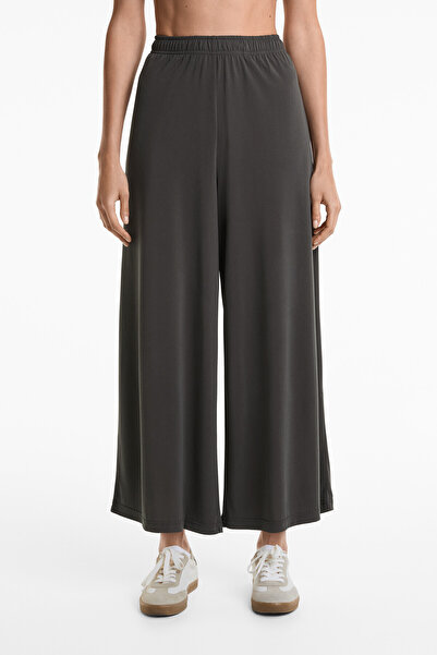Oysho Modal içeren crop wide pantolon