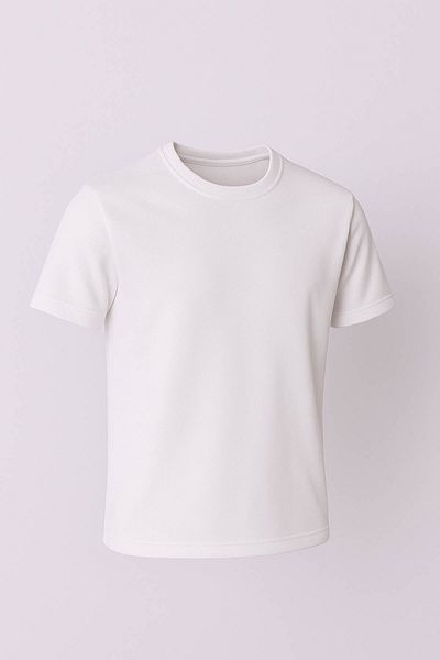 trender Oversize American Pike Crew Neck White Men's T-Shirt 2639