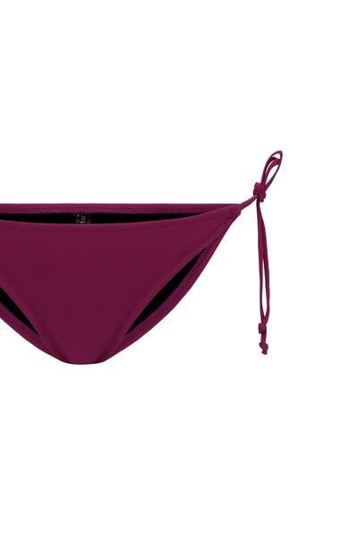AQUAVİVA Women's Plum Stella Halterneck Drawstring Triangle Bikini Set