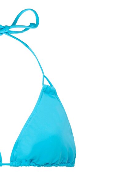 AQUAVİVA Жіночий синій купальник Stella з зав'язкою на шиї та шнурівкою з боків