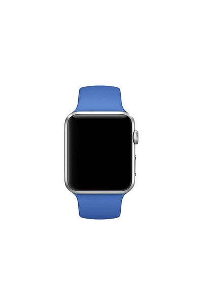 REDz Accessories Curea sport pentru Apple Watch, silicon, albastru ocean - 38/40/41 mm, medie