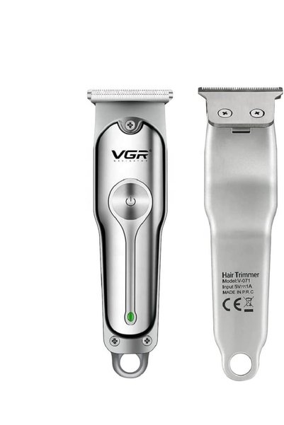 VGR ماكينة حلاقة كهربائية للرجال V-071 باللون الفضي