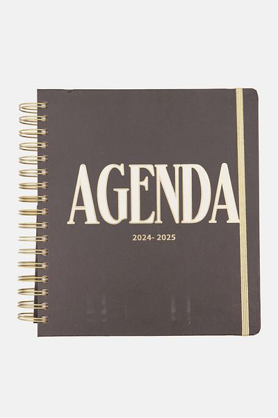 Votum Monthly/weekly Planner 2024-2025, Black