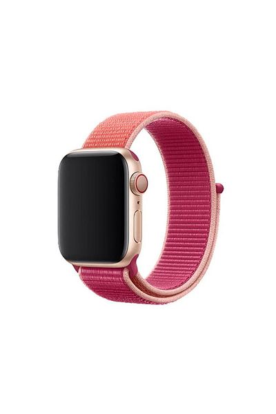 REDz Accessories Sport Strap, Compatible with Apple Watch, Textile, Purple-Orange - 44/45/46/49 mm