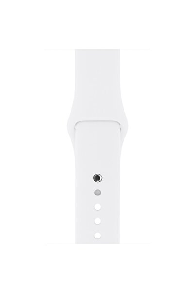 REDz Accessories Αθλητικό λουράκι για Apple Watch, Σιλικόνης, Λευκό - 44/45/46/49 mm, Μεσαίο