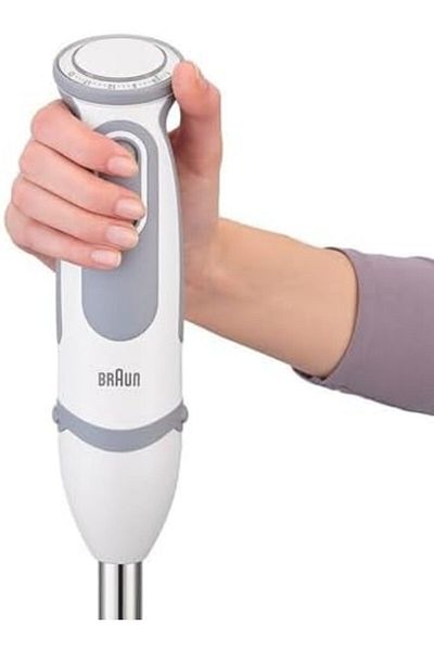 Braun Braun Multiquick 5 MQ 5245 Vario Hand Blender, 1000 Watts, 21 speed, SplashControl - White