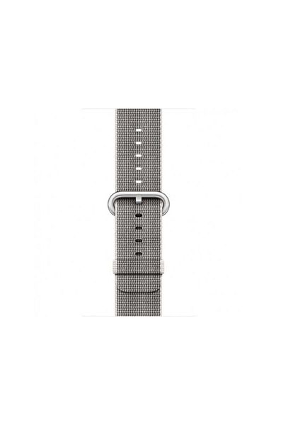 REDz Accessories Curea sport compatibilă cu Apple Watch, nailon țesut, textil, albă - 38/40/41 mm