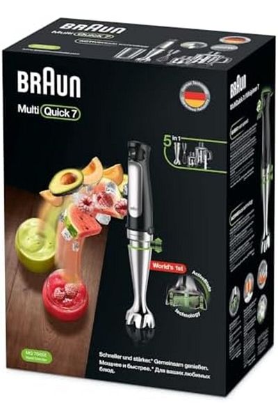 Braun Braun MultiQuick 7 Hand blender MQ7045X, Black, 1000W