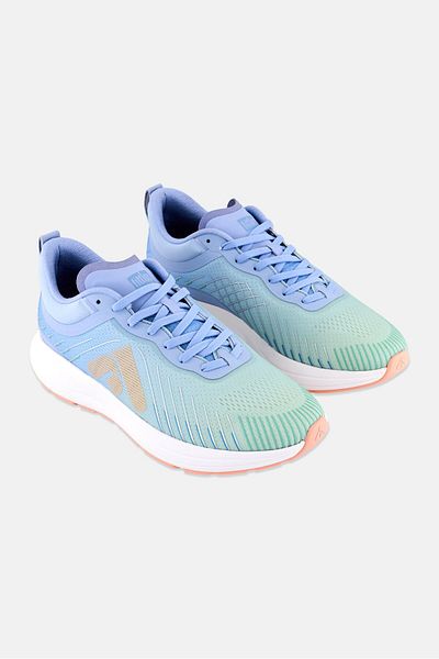 Fitflop حذاء جري نسائي برباط من إصدار FF Ombre باللون الأزرق السماوي